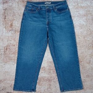 Levis Wedgie Straight Jeans Womens 16W